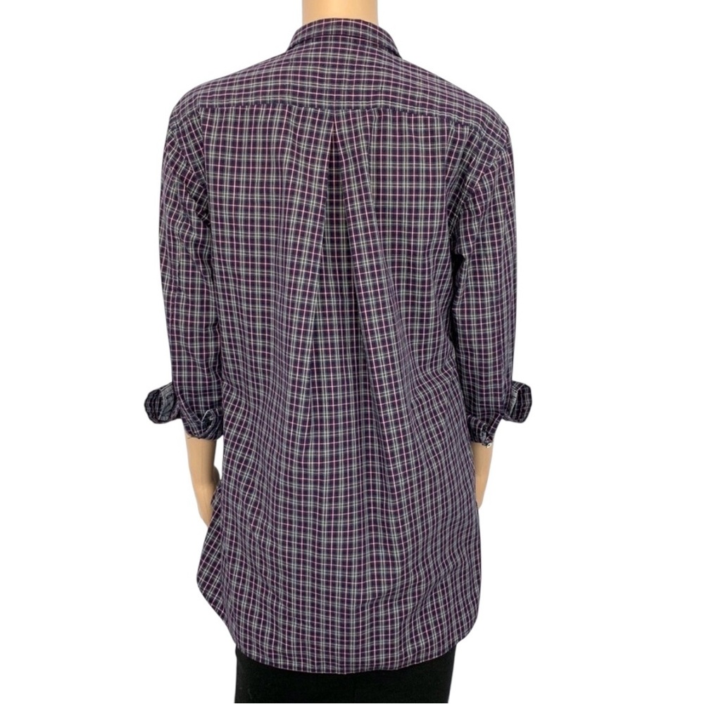 Rag & Bone Plaid Button Front Tunic Long Sleeve Shirt Women’s Size XS - Picture 2 of 10